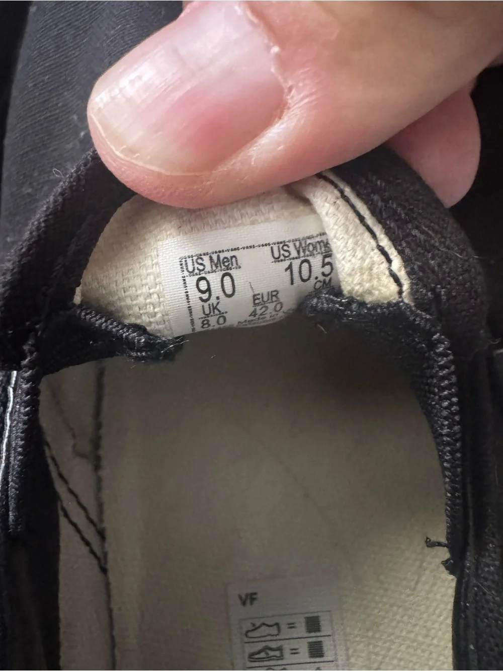 Vans Black Slip-On Loafers